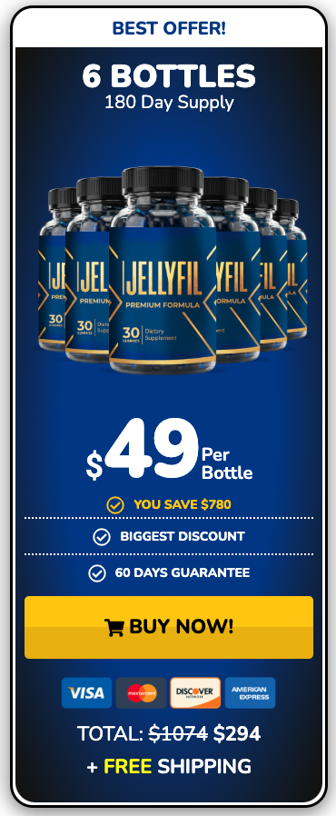 JellyFil 6 bottles package